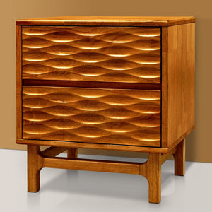 Elara Solid Wood Nightstand - view 11