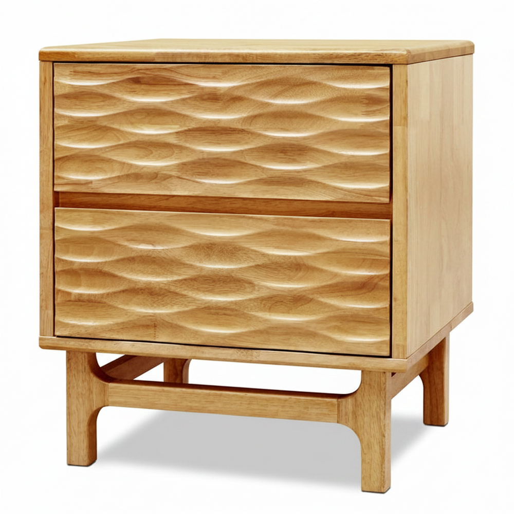 Elara Solid Wood Nightstand