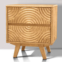 Harmony Solid Wood Nightstand - front view