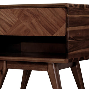 Laden Handcrafted Solid Wood Nightstand - view 16