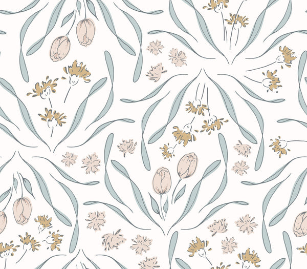 Primrose Wallpaper by Melissa Johnson Design