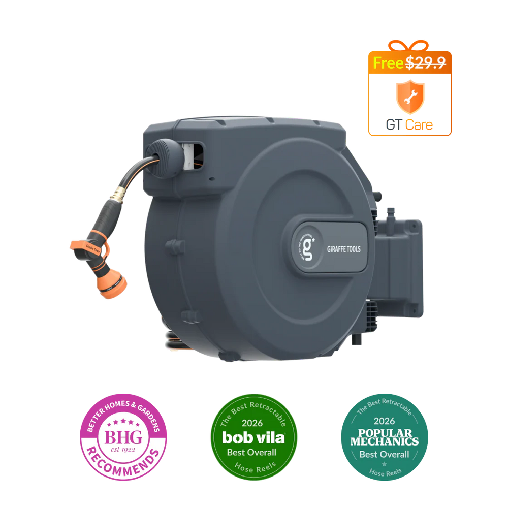 Retractable Garden Hose Reel-5/8 in-115ft