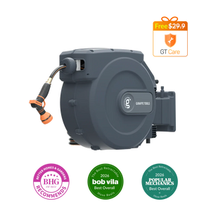 Retractable Garden Hose Reel-5/8 in-115ft