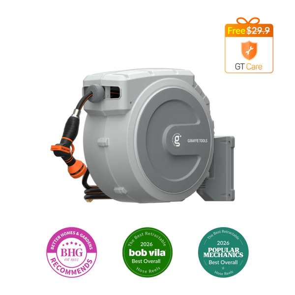 Retractable Garden Hose Reel-5/8in-90ft