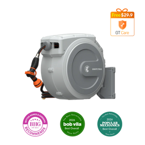Retractable Garden Hose Reel-1/2in-130ft