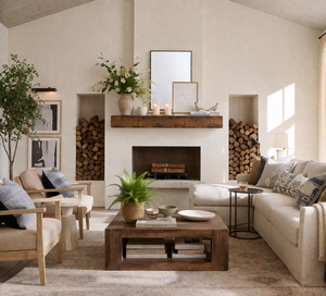 Rustic Fireplace Mantel