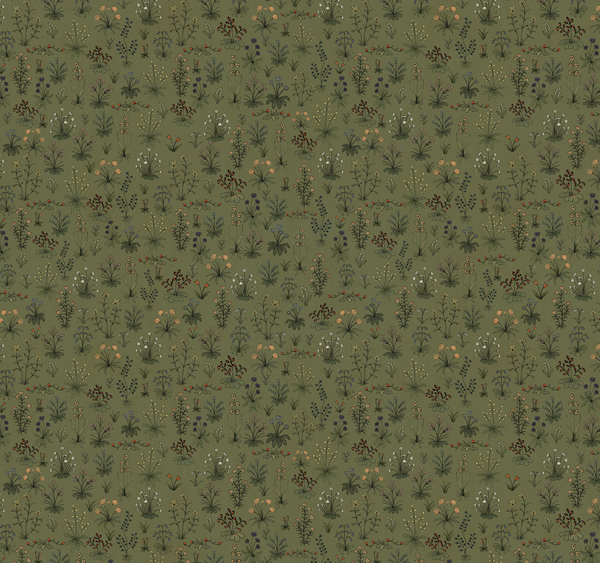 Evelyn Wallpaper by Karin Beatrice Levin