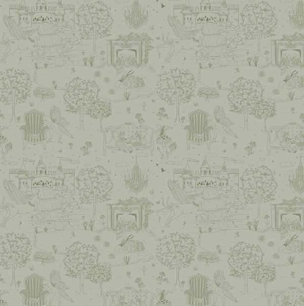 Ginny Wallpaper by Painted Hawk Design