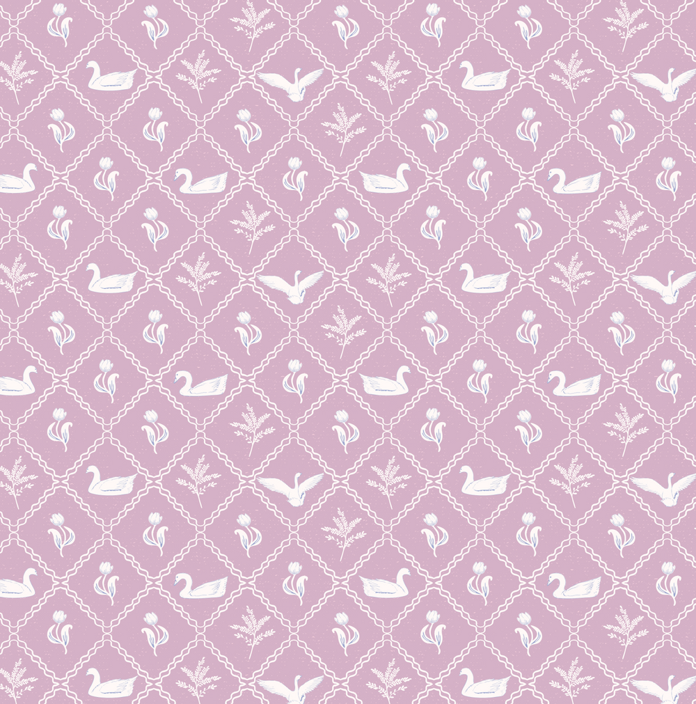 Lillie Wallpaper by Jun Shu Create