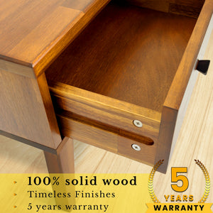 Sofia Solid Wood Nightstand - lifestyle photo