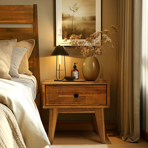 Sofia Solid Wood Nightstand - view 11
