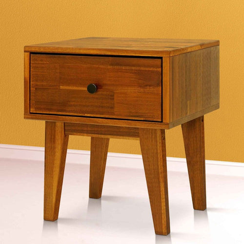 Sofia Solid Wood Nightstand - front view