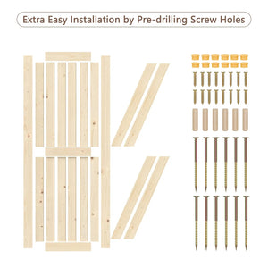 Solid Pine Barn Doors with Track Kit