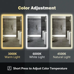 Standard Edge Glow LED Bathroom Mirror