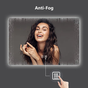 Standard Sleek Backlit LED Bathroom Mirror
