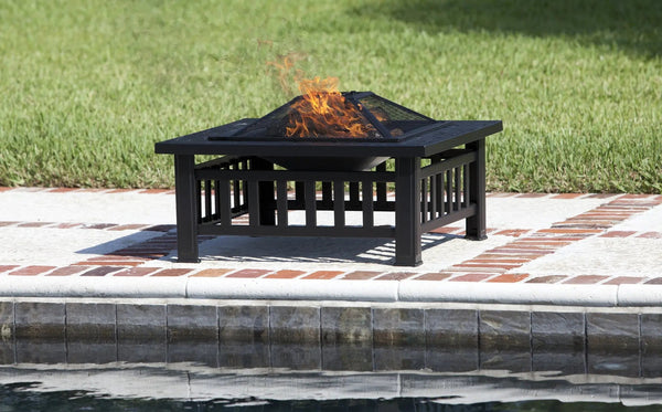 Stonemont Square Fire Pit - front view