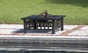 Stonemont Square Fire Pit - side view