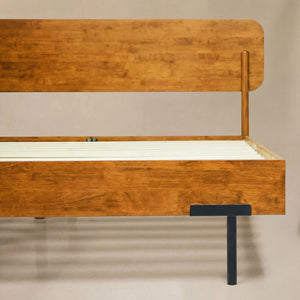 Frida Solid Wood Bed Frame