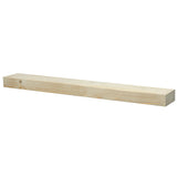 Modern Timber Fireplace Mantel