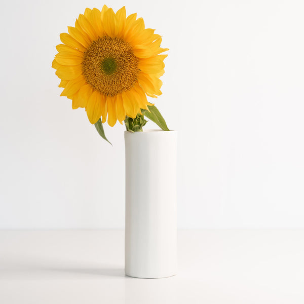 Bloom Vase - Handmade Porcelain Flower Vase - detail view