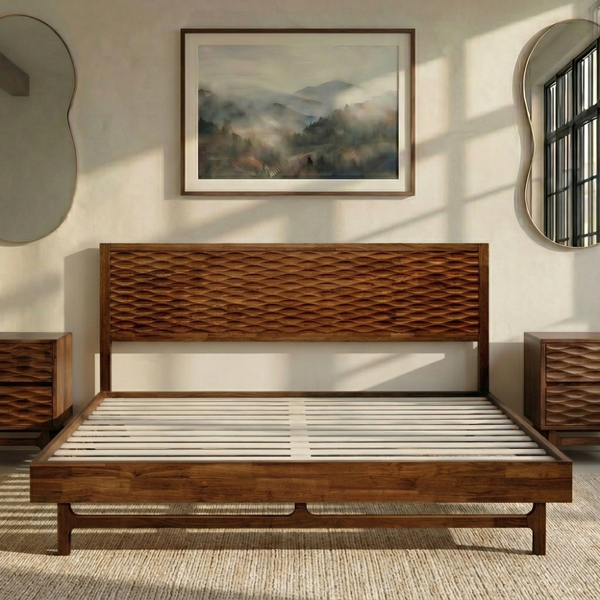 Elara Solid Wood Bed Frame - view 15