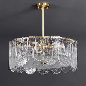 Timeless Metal & Glass Multi-Light Chandelier