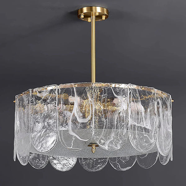 Timeless Metal & Glass Multi-Light Chandelier