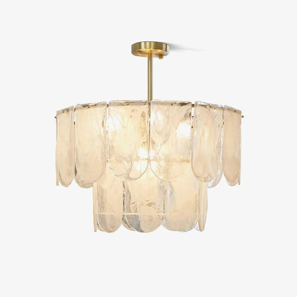 Timeless Metal & Glass Multi-Light Chandelier