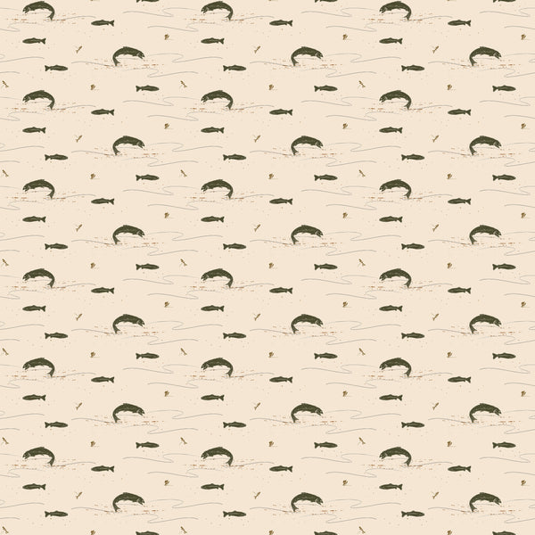 Trout Wallpaper by Cassandra Zaniboni