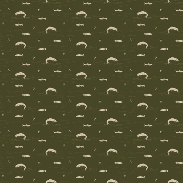 Trout Wallpaper by Cassandra Zaniboni