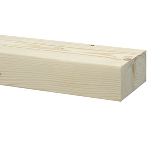 Modern Smooth Solid Timber Fireplace Mantel