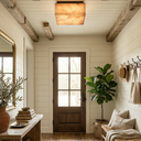 Alabaster Riviera Square Ceiling  Lamp