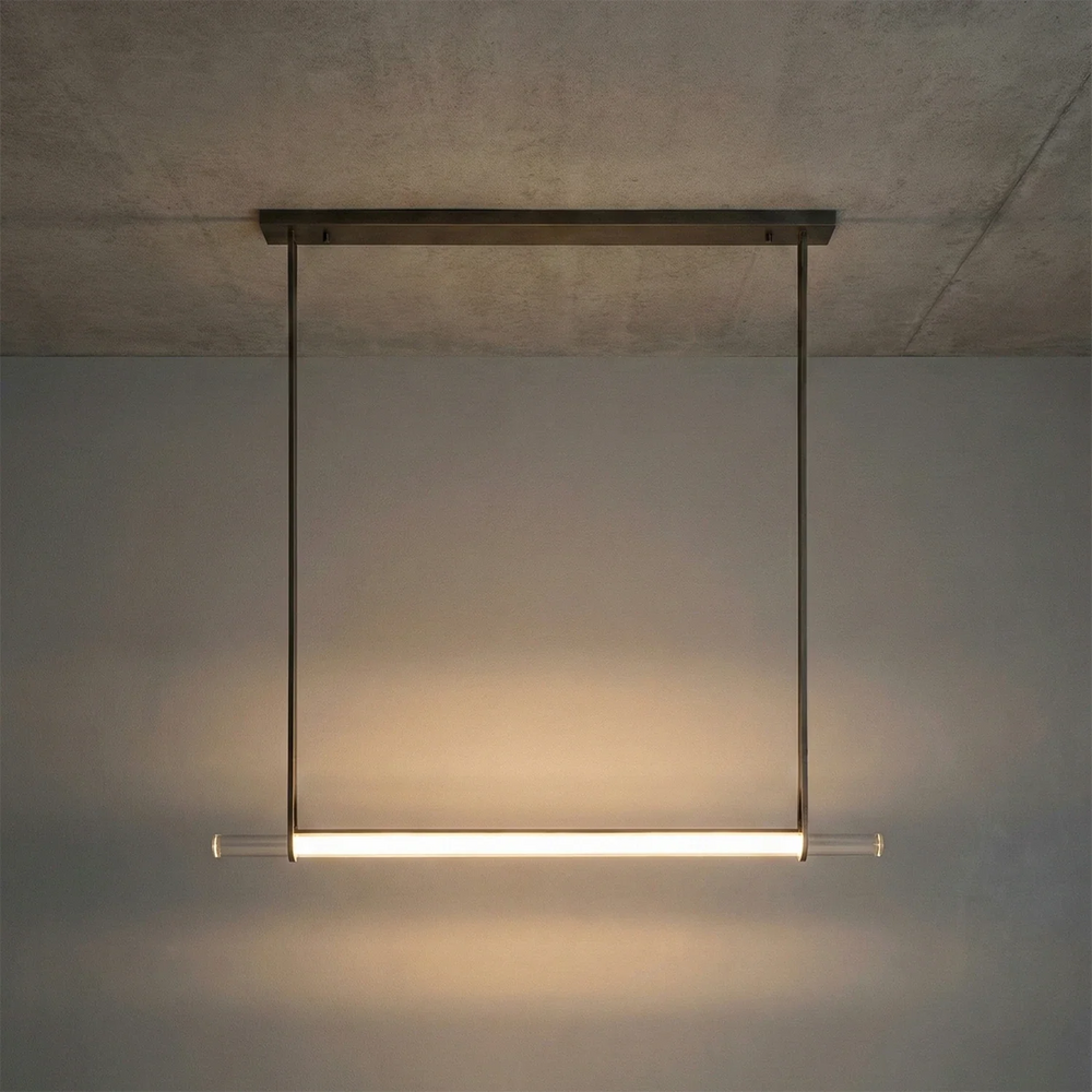 Audubon Crystal-Glow Multi-Bar Linear Chandelier
