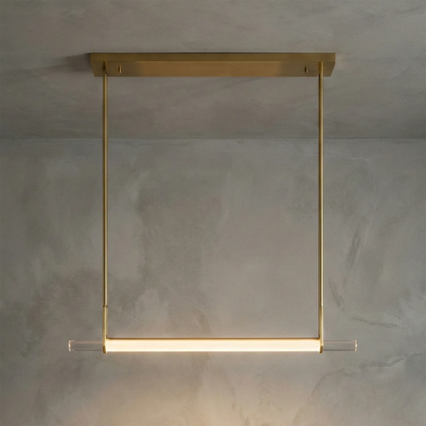 Audubon Crystal-Glow Multi-Bar Linear Chandelier