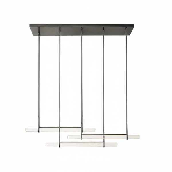 Audubon Crystal-Glow Multi-Bar Linear Chandelier