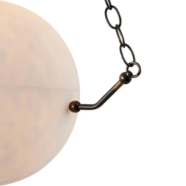 Aurelia Alabaster Sphere Suspension Pendant