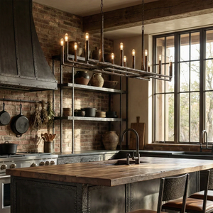Avarit Forged Round Chandelier