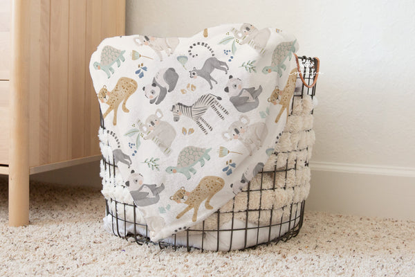 Baby Dogs - Vintage Baby Blanket