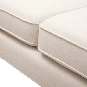 Jack 84' Modern Tuxedo Tufted Sofa, Sky Neutral Beige Polyester - lifestyle photo