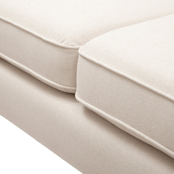 Jack 84' Modern Tuxedo Tufted Sofa, Sky Neutral Beige Polyester - lifestyle photo