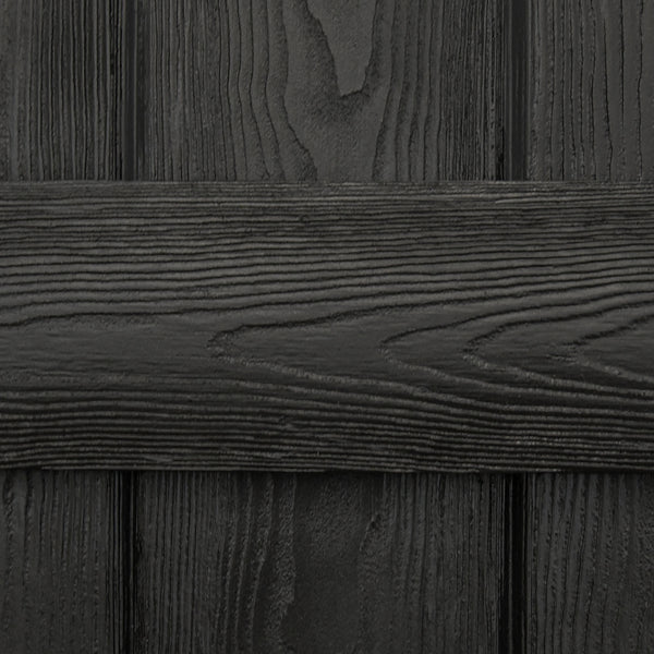 Faux Wood Board and Batten Exterior Shutters - Polyurethane - Set of 2