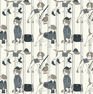 Edmund Wallpaper by Painted Hawk Design