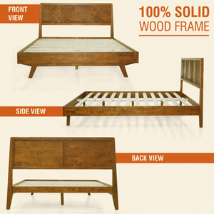 Harmony Solid Wood Bed Frame