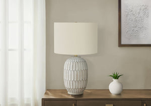 Table Lamp, Lighting, Transitional - Cream - front view