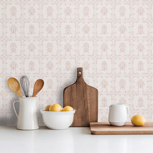 Wrenna Wallpaper by Quirky Paisley Designs