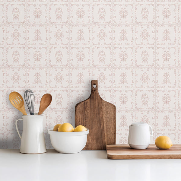 Wrenna Wallpaper by Quirky Paisley Designs