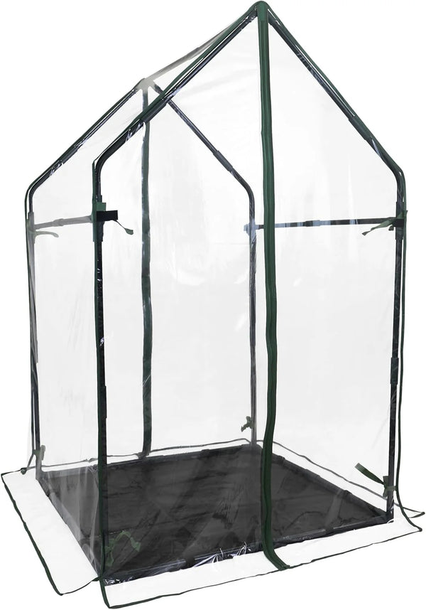 Cedar Raised Garden Bed with Greenhouse Cover