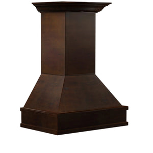 ZLINE 30' Wooden Wall Mount Range Hood in Walnut and Hamilton - Includes Motor 329WH-30