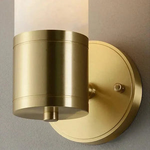 Cylindrical Lampatrin Alabaster Wall Lamp