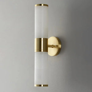 Cylindrical Lampatrin Alabaster Wall Lamp